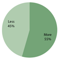 Do you plan to spend more or less on Cyber Monday versus last year?