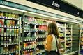 Juice Section in Grocery Store