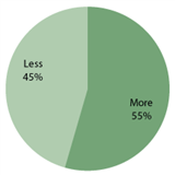 Do you plan to spend more or less on Cyber Monday versus last year?