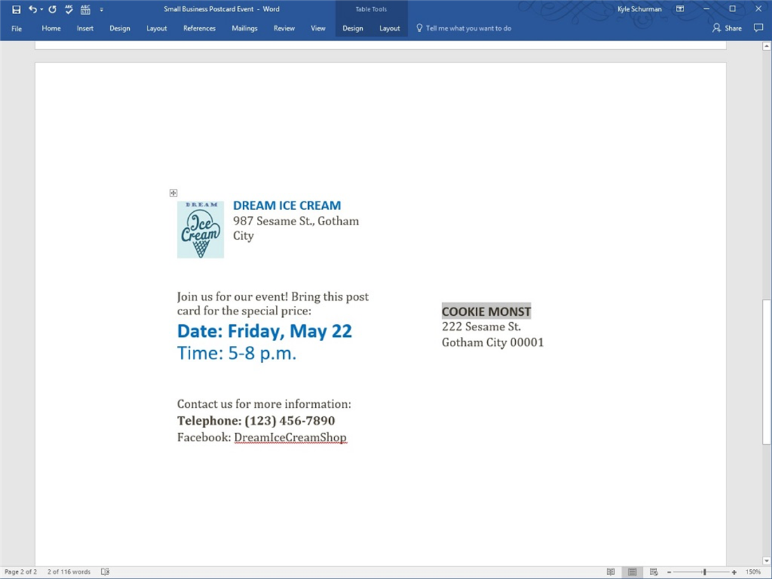 How to Make Postcards in Word