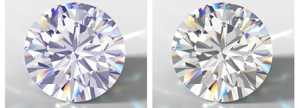 Medium yellow on sale fluorescence diamond