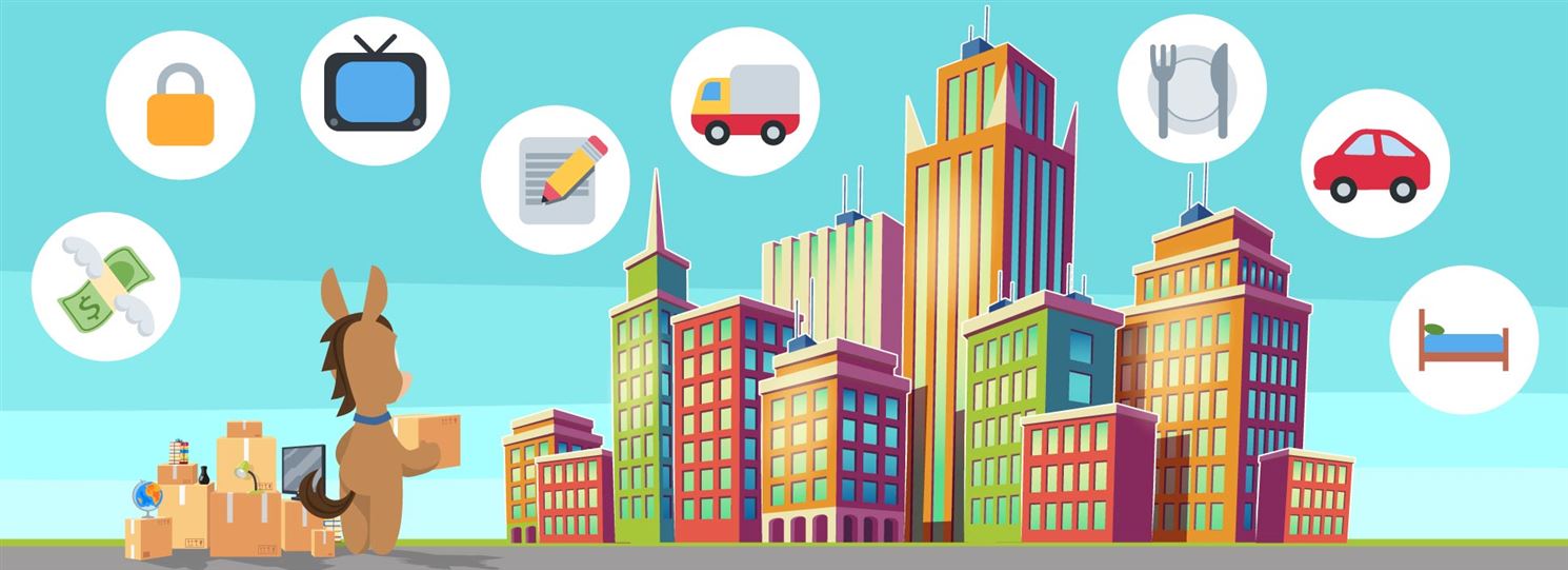 First Apartment Budget Calculator + MoveOut Cost Checklist