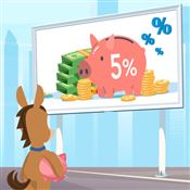 5 Percent Interest Savings Account