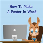 How to Make a Poster in Word