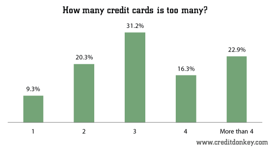 How many credit cards is too many?