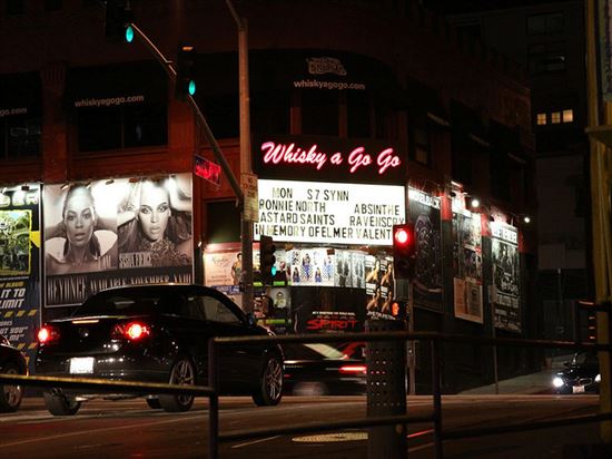 The Whiskey a Go Go © jondoeforty1 (CC BY 2.0) https://www.flickr.com/photos/jondoeforty1/3093457089/ The Whiskey a Go Go