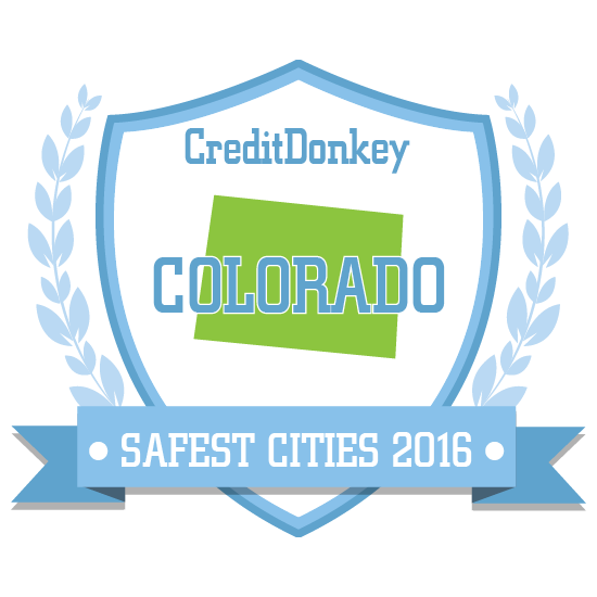 Safest Cities in Colorado © CreditDonkey Safest Cities in Colorado