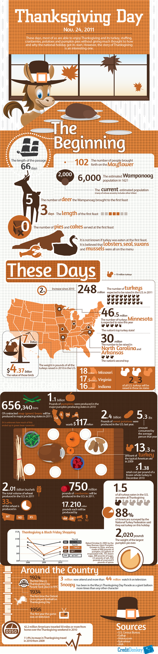 Infographics: Thanksgiving 2011