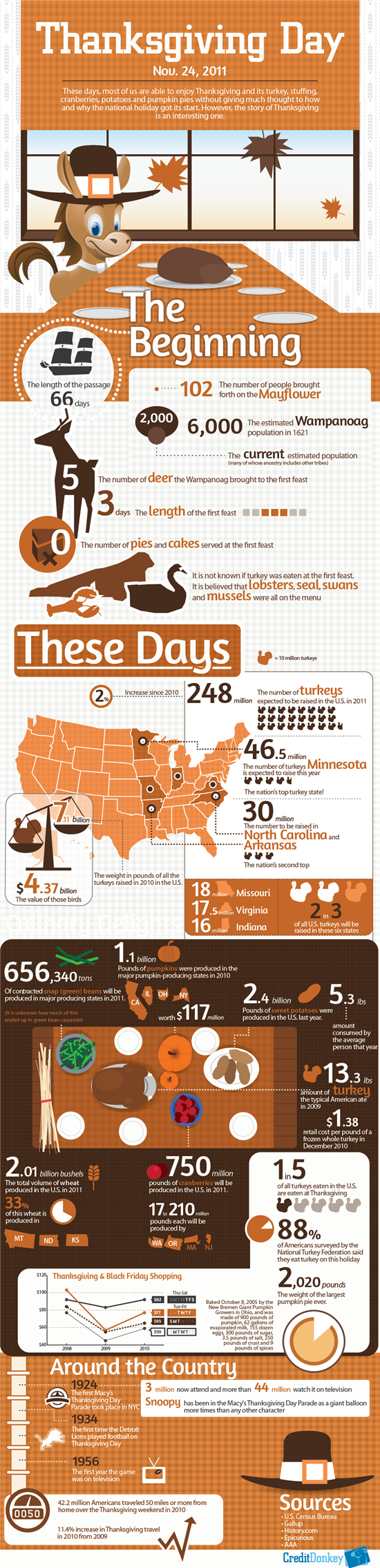 Thanksgiving Travel Statistics & Safety Tips - Infographic