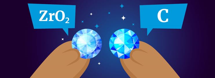 Cubic Zirconia vs Diamond