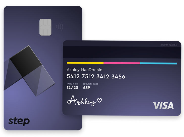 Step Visa Card for Teens