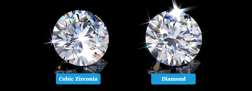 moissanite vs diamond side by side comparison