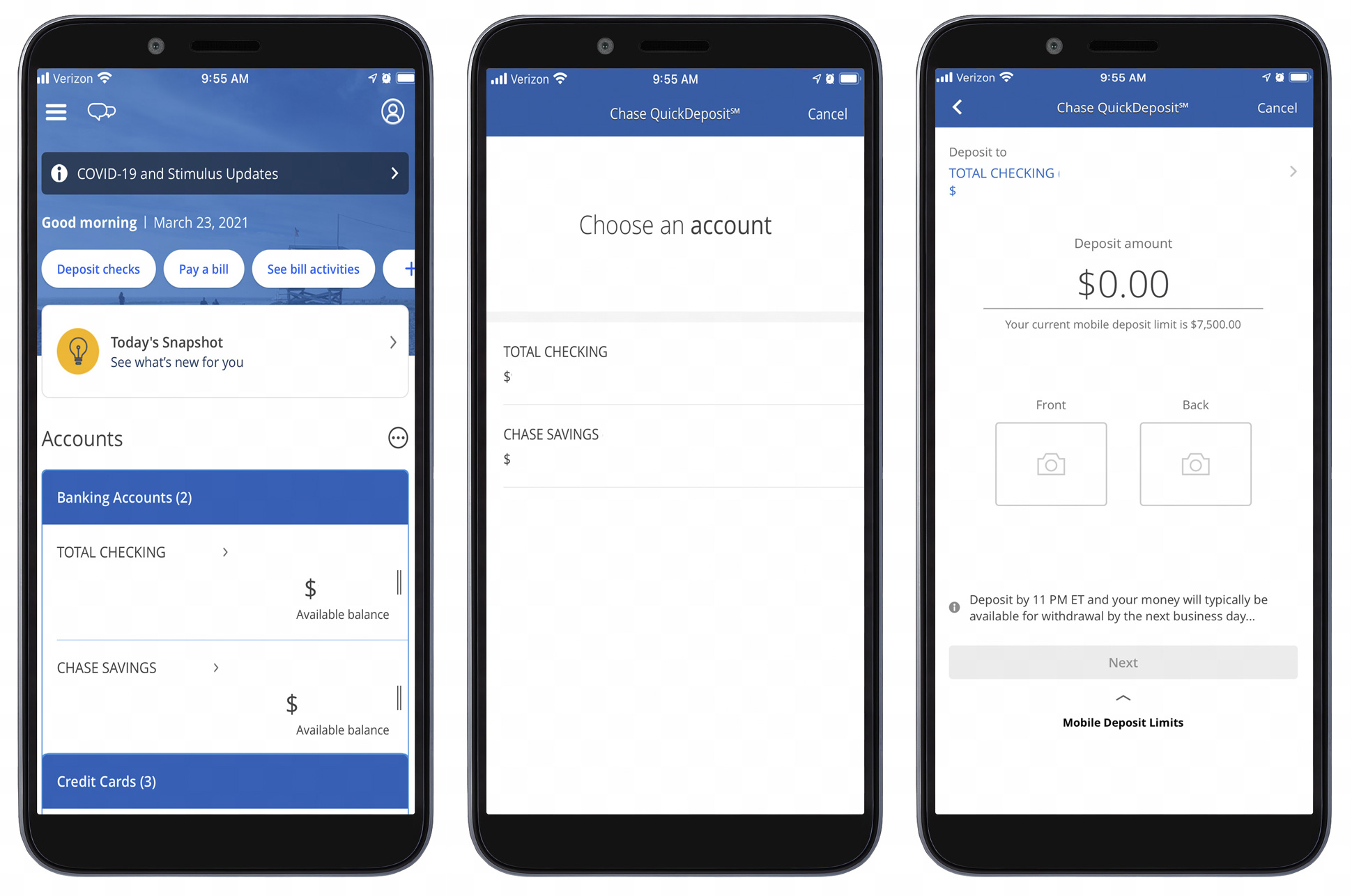 How To Use Chase Quick Deposit Correctly