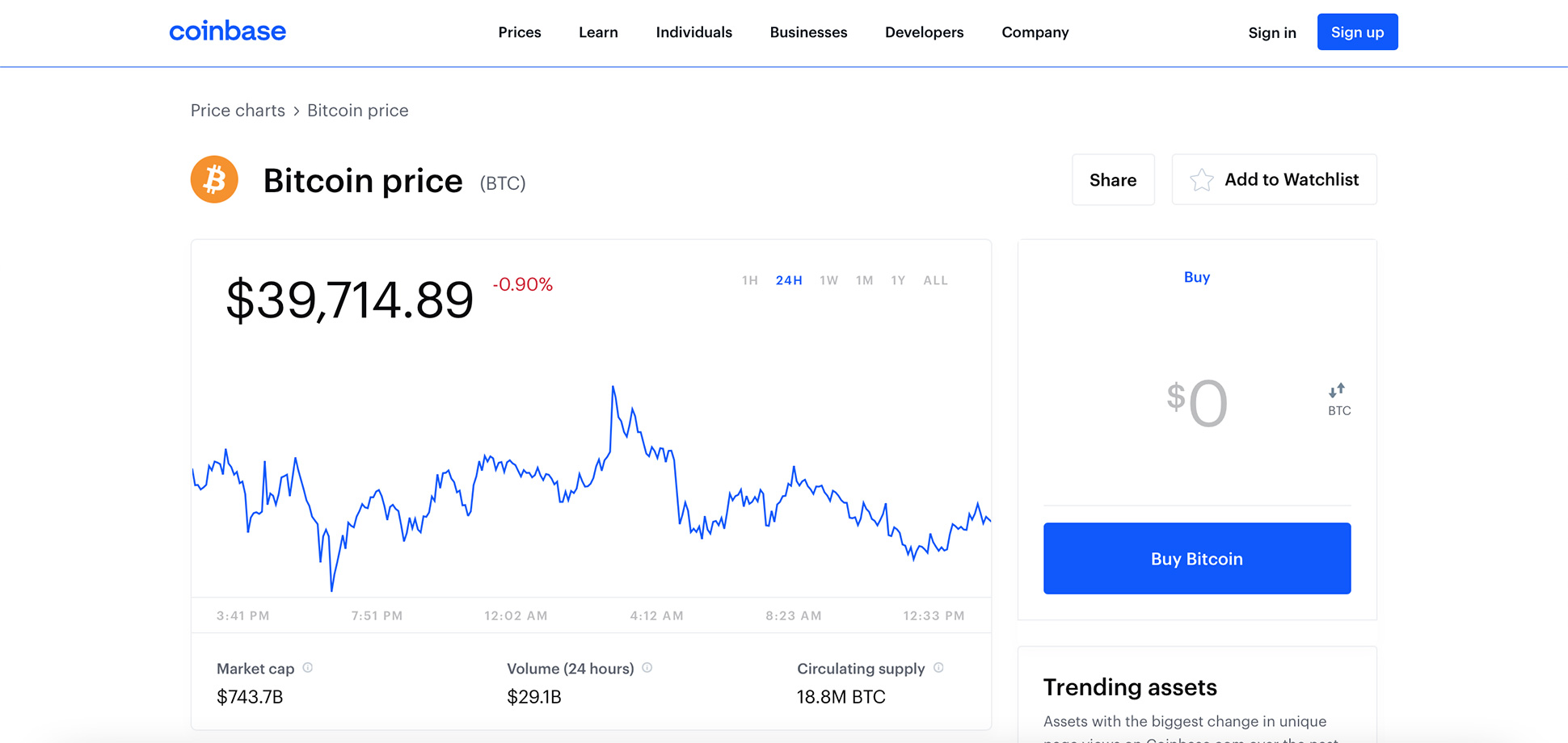 coinbase stock robinhood