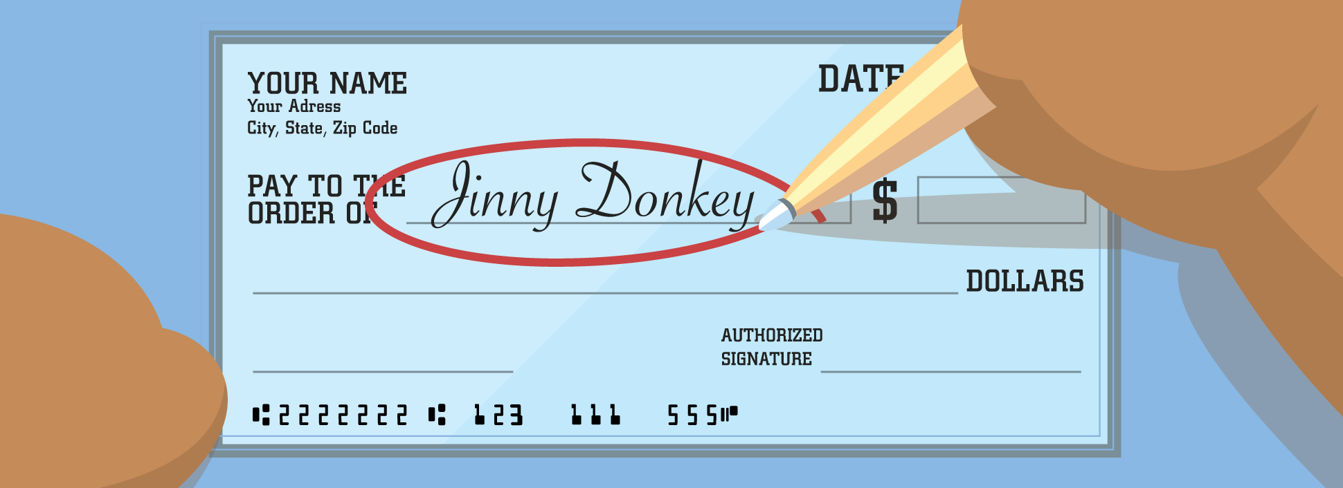 How to Write a Chase Check (with Example)