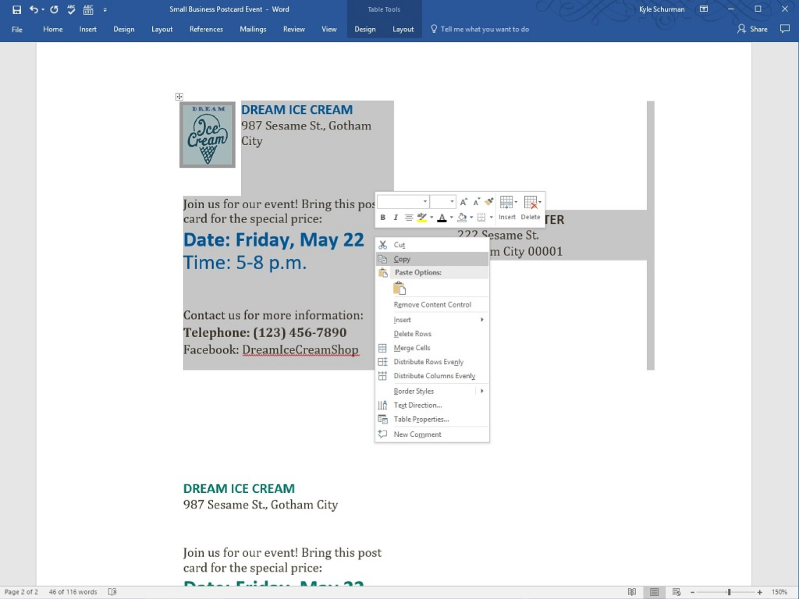 How to Make Postcards in Word