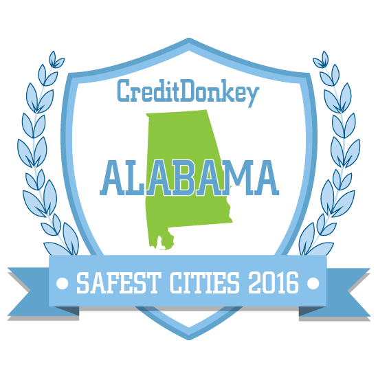 Study Safest Cities in Alabama 2016